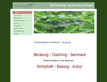 Tablet Screenshot of gom-fundraising.de